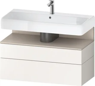 Duravit Qatego Waschtischunterbau wandhängend Weiß Supermatt 990x470x590 mm - QA4395091840010 QA4395091840010