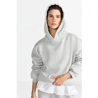RICHROYAL Hoodie mit Strasssteinen, oversized fit