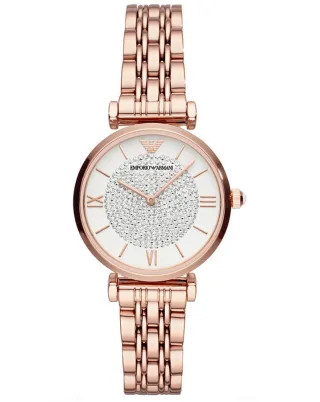 Emporio Armani Gianni T-bar roségold Damen Armbanduhr AR11244