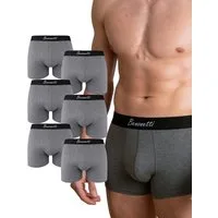 Benonetti Boxershorts 3er & 6er Pack aus Baumwolle mit hoher Tragekomfort (6 Paar, 6-St., Packung, 6er-Pack) Mit Komfortbund und Logo, ohne kratzenden Zettel