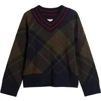 Barbour Strickpullover V-Pullover Shae Knitted Jumper