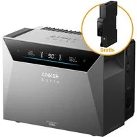 Anker Balkonkraftwerk Anker SOLIX Solarbank 4 E5000 Pro 5000W Solarspeicher, 2500 W, (Set), mit 2500W Ausgangsleistung, IP66