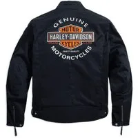 HARLEY-DAVIDSON Motorradjacke Herren Biker Funktionsjacke Rally Riding 98163-17EM mit Protektoren Herausnehmbare Protektoren an Ellbogen und Schultern