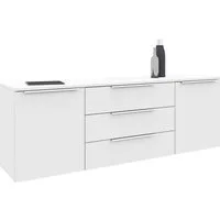 borchardt Möbel Sideboard Oliva, hängend oder stehend mit Metallgriffen, Breite 166 oder 200cm, 2 Türen 3 Schubfächer