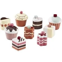 Kids Concept Kaufladensortiment Kids Bistro Gebäck-Set 9-teilig, (Komplett-Set, Komplett-Set)
