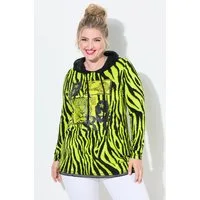 Angel of Style T-Shirt Longshirt Kapuze Animalmuster Glitzersteinchen