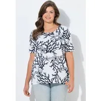 Laurasøn T-Shirt T-shirt 1/2 Arm Alloverprint OEKO-TEX