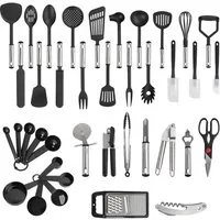 Youyijia Kochbesteck-Set Küchenhelfer Set 40 StüCk Kochbesteck Set Silikon KüChenutensilien Set