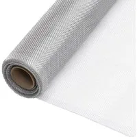 vidaXL Gartenzaun Fliegengitter Aluminium 80x500 cm Silbern, (1-St)