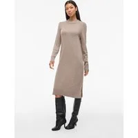 Vila Strickkleid VIRIL CREW NECK L/S MIDI DRESS - NOOS