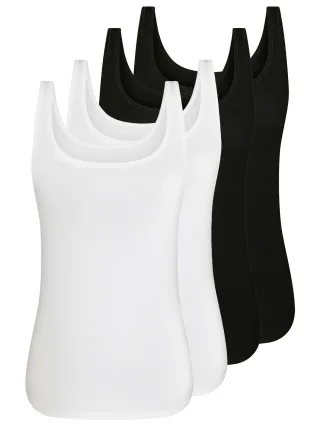 Sassa Achseltop "4er Sparpack Top CASUAL COMFORT"