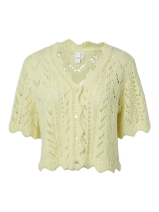 Y.A.S - YASVIENNA SS KNIT CARDIGAN S. Anise Flower - Gr. - L
