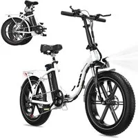 EVERCROSS TECH E-Bike EK6 Faltbares Elektrofahrrad mit 7 Gang Getriebe, 48V 13AH Akku, 7 Gang, Heckmotor, Kettenschaltung, 250W Motor Elektrofahrräder für Damen und Herren