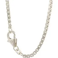 HOPLO Silberkette Silberkette Venezianerkette Länge 40cm - Breite 1,8mm - 925 Silber, Made in Germany
