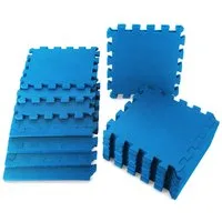 Montafox Pool-Bodenschutzfliese ALPIDEX 21 Stück Poolmatte schwarz 30 x 30 x 1 cm erweiterbar