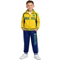Fashion Boy Trainingsanzug Brasilien Trainingsanzug Freizeitanzug Jogginganzug JF11e (Set, Jacke + Hose)