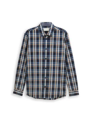 Tom Tailor - Kariertes Hemd blau - Gr. - M