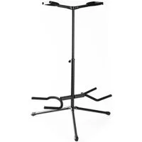 MUSIC STORE Gitarrenständer, (Dual Lockable Universal Gitarrenständer Ständer für 2 E-/Westerngitarren, Zubehör, Ständer), Gitarrenständer, Dual Lockable, Universal