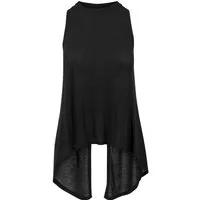 URBAN CLASSICS Yoga & Relax Shirt Urban Classics Damen Ladies HiLo Viscose Top (1-tlg)