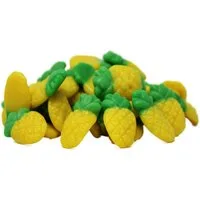 Dulceplus Süßigkeit, Fruchtgummi Ananas fruchtig süße gelbe weiche Ananas halal 1000g