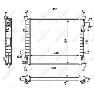 NRF Motork?hler Ford Ka Street 53989