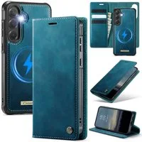 Mycotech Handyhülle Premium 2in1 Klapphülle für Samsung mit abnehmbarem Case Retro Tasche