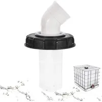 LuxusKollektion Tankdeckel IBC Deckel Filter Nylon 45° Wasserfilter Regenwasser Tank Zubehör