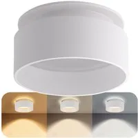 SSC-LUXon LED Aufbaustrahler Design LED Einbaustrahler Sudara weiss rund indirektes Licht mit LED, Neutralweiß, Warmweiß, Tageslichtweiß