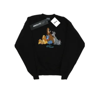 Disney - "Lady And The Tramp Classic Group" Sweatshirt für Damen (Schwarz)