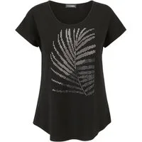 Doris Streich Rundhalsshirt (1-tlg) mit Schmucksteinen
