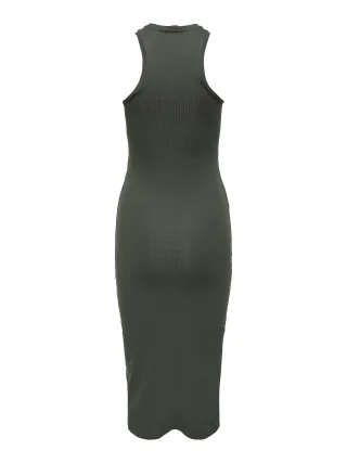 ONLY - ONLBELFAST S/L MIDI DRESS JRS NOOS beluga - Gr. - M