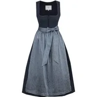 Madame Marie Dirndl Dirndl Aurielle 80cm Länge stahlblau