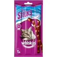 Whiskas WHISKAS® STICKS Packung Reich an Lachs 6 x 6g, für: Katze