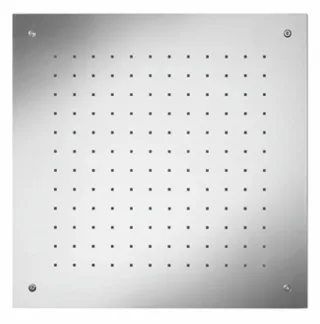 Herzbach Deckeneinbaubrause 500mm x 500mm, eckige Ausführung poliert , 11.650000.2.01 11.650000.2.01