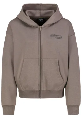 Authentic Style - RE9CIFN3ZWF0c2hpcnQgSmFja2U= Braun - Gr. - M