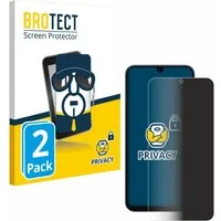 BROTECT Displayschutzfolie Sichtschutzfolie für Samsung Galaxy A17 5G, 2 Stück, Anti-Spy Privacy Sichtschutz Blickschutzfolie Blaulicht-Schutz