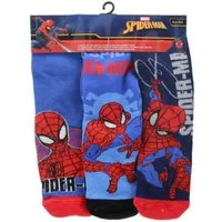 Spiderman Socken Kindersocken 3er-Pack atmungsaktiv & weich (3-Paar)