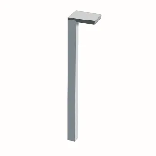 LAUFEN Füße, Palace, Aluminium, Set = 2 Stück, 48309.8, 4830980950041 H4830980950041