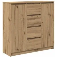 vidaXL Sideboard Sideboard mit Schubladen Artisan-Eiche 100,5x35x98,5 cm (1 St)