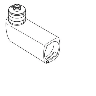 KWC Aquarotter Adapter, F5, für Wandbatterie, für bauseitigen Sterilfilter, Edelstahl, 3600005556 3600005556