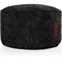 Green Bean Pouf Sitzsack-Hocker Pouf Cord 45x25cm (Indoor Sitzhocker Sitzkissen Fußhocker Relax-Sessel, Made in Germany), die ideale Ergänzung zum Sitzsack