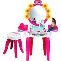 Klein Schminktisch Barbie Schönheitsstudio mit Zubehör, mit Licht- und Soundfunktion