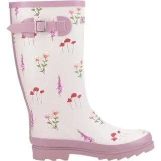 Cotswold Damen Wildblumen Gummistiefel (Pink)