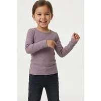 Name It Langarmshirt NMFKAB LS TOP NOOS in Feinripp und mit süßer Spitzenkante am Ausschnitt