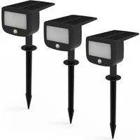 Northpoint Bewegungsmelder LED Solar Strahler Fluter Sicherheitsleuchte mit Funk, (3-St)