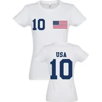 Youth Designz Print-Shirt "USA" Damen T-Shirt mit Fußball Print Geschenk Statement Frauen mit stylischen Aufdruck für Damen