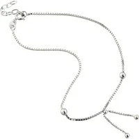 SilberDream Fußkette mit Anhänger SilberDream Damen Fußkette Dangle Kugeln, Damen Fußkette Dangle Kugeln aus 925 Sterling Silber, Farbe: silber