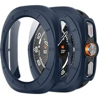 MSM Smartwatch-Hülle Hülle für Samsung Galaxy Watch Ultra 47mm 2025 Schutzglas Panzerfolie