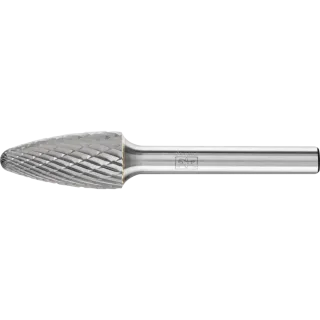 PFERD TOOLS Hartmetall Frässtift Rundbogen RBF Z3P universal mittel kreuzverzahnt - 21117826
