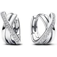 Pandora Paar Creolen PANDORA TIMELESS Verschlungene Creolen Silber 293150C01